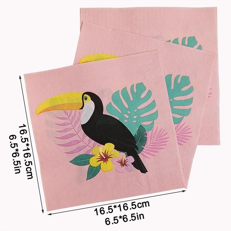 20pcs/Pac 33*33cm 2-Ply Disposable Party Napkin Cartoon Pattern