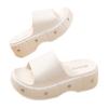 EVA Summer One-word Drag Increases the Height of 6 Cm Thick-soled Slippers for Women To Wear Non-slip and High-cool Slippers