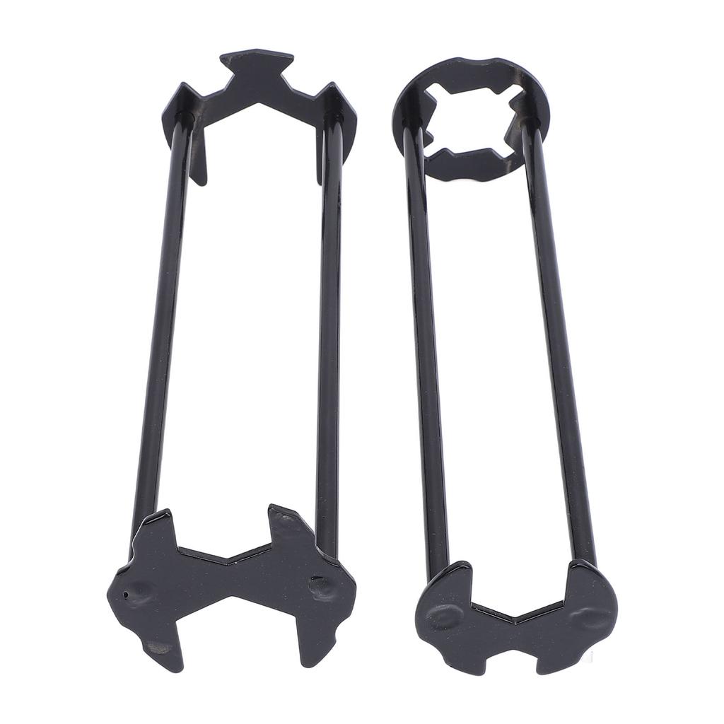 2Pcs Basin Wrench Steel Lightweight Easy Operating Under Sink Faucet Plumbers Wrench for RV Yacht