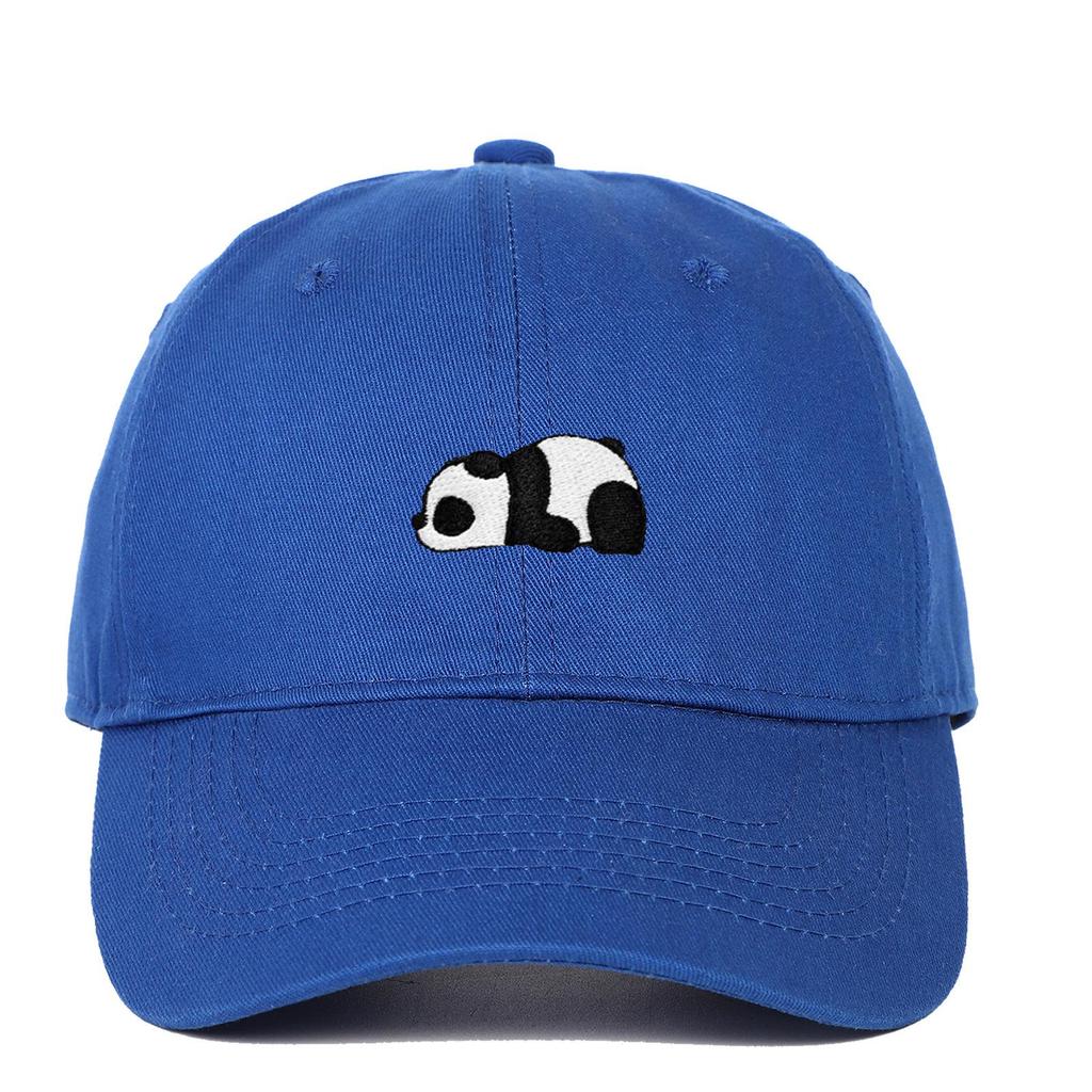 Panda Embroidery Soft Top Baseball Cap for Men and Women - Outdoor Sun Hat Hip Hop Style