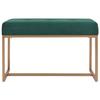 VidaXL Banc 80 cm Vert Velours 247555