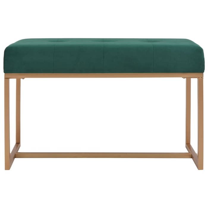 VidaXL Banc 80 cm Vert Velours 247555