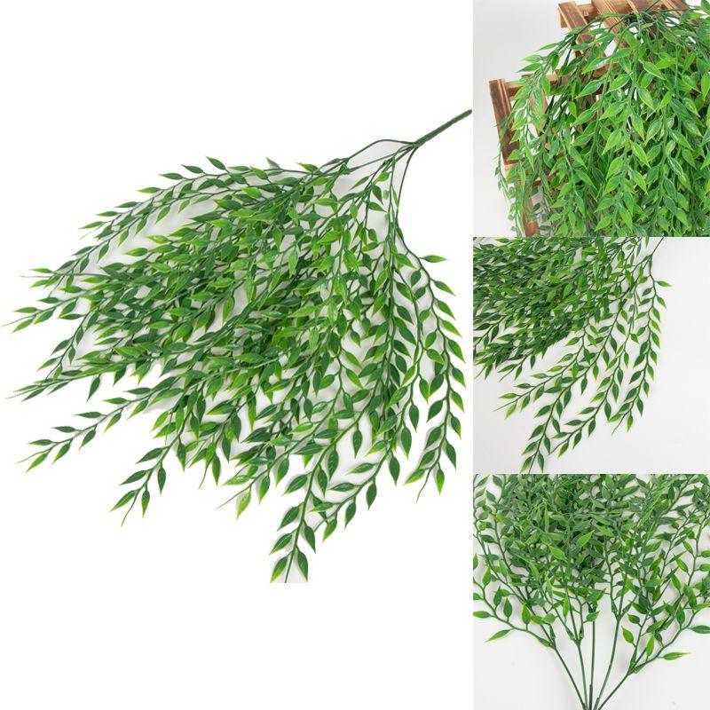 Lush Green Artificial Weeping Willow Vines 52 Cm For Sophisticated Wedding Decor