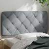 VidaXL Light Grey Headboard Cushion 100 Cm Fabric 4019205