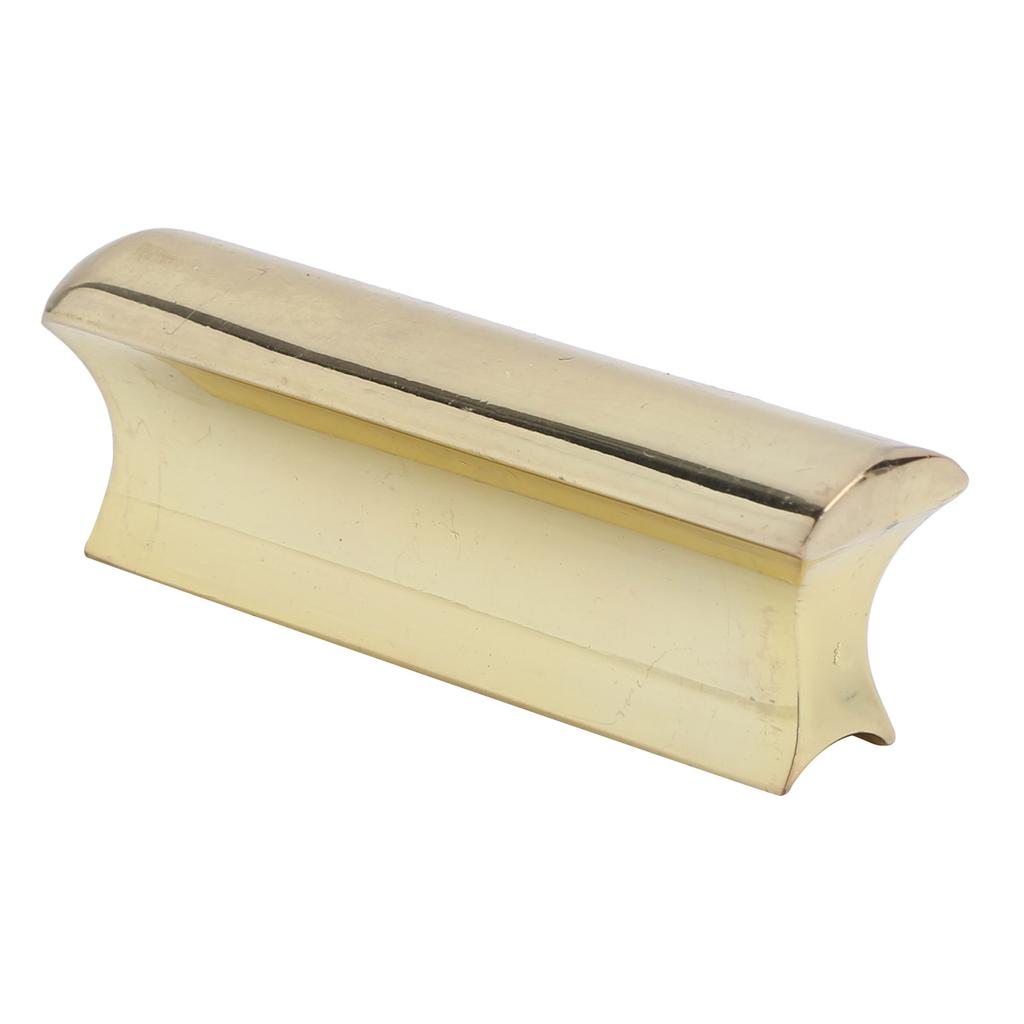 Guitar Slide Bar Stick Picks Stainless Steel Metal Antirust Solid Instrument Accessories(Gold )