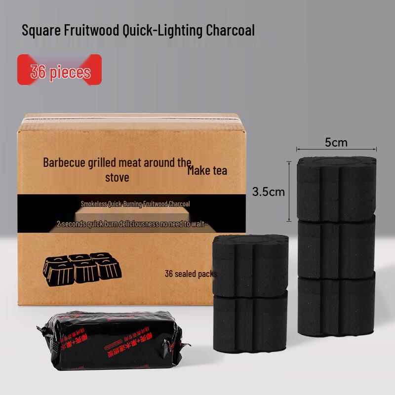 Maidekai Fast-Burning Smokeless Fruitwood BBQ Charcoal