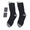 Elektrisch beheizte Socken Batteriebetrieben Bequeme Baumwollsocken für Winterreisen Camping Radfahren Skifahren Wandern Eins