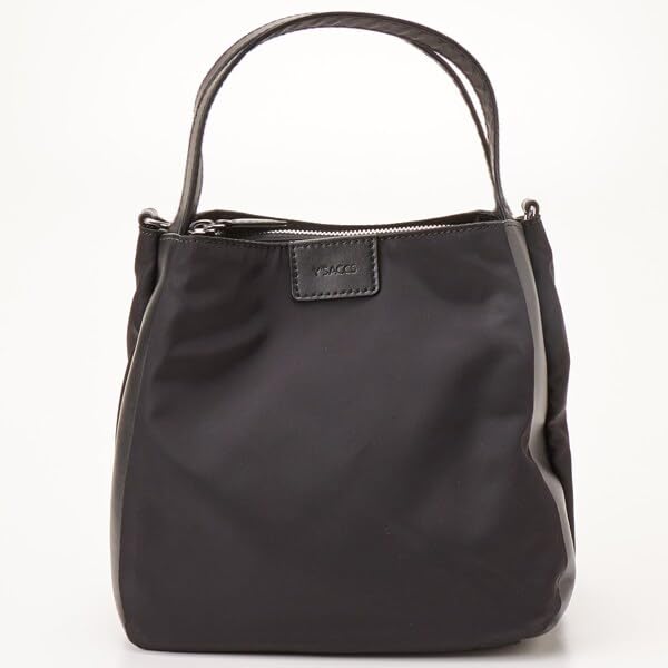Isaac Square Tote Bag, SS Size, Black (10)