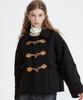 Noiago Noi498 Oversized Duffle Coat (Black)