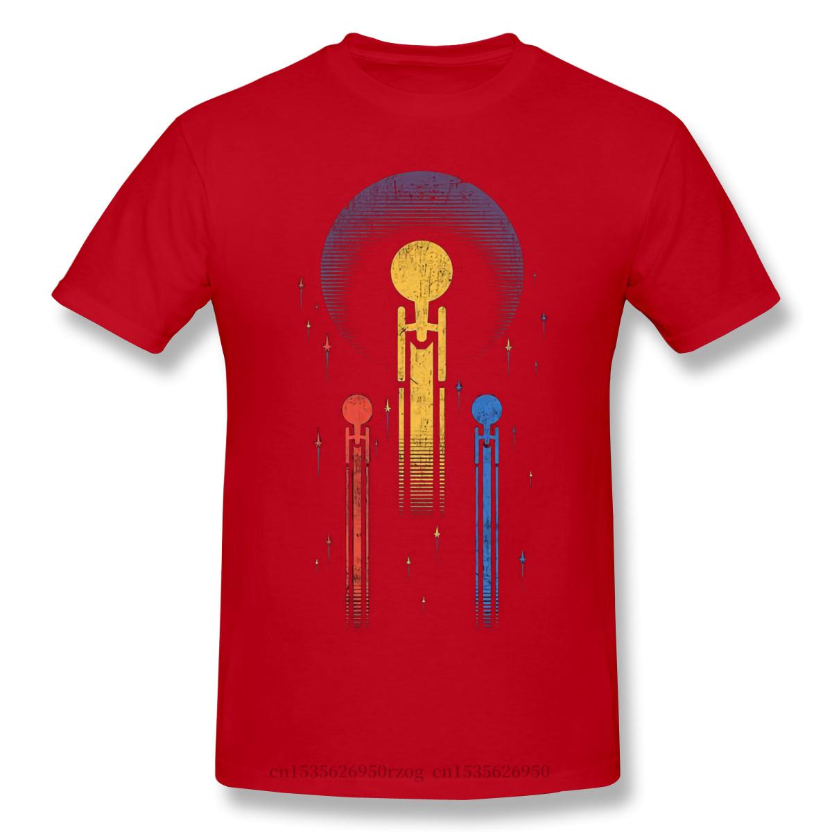 ZX BOLDLY GO Cloth Print Oversize TShirt Stars Treke Science FictionTV Series Homme For Men Fashion Streetwear S