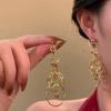 Multi-layers Pendant Earrings Long Chain Dangle Earrings Creative Ear Accessories  Date Night