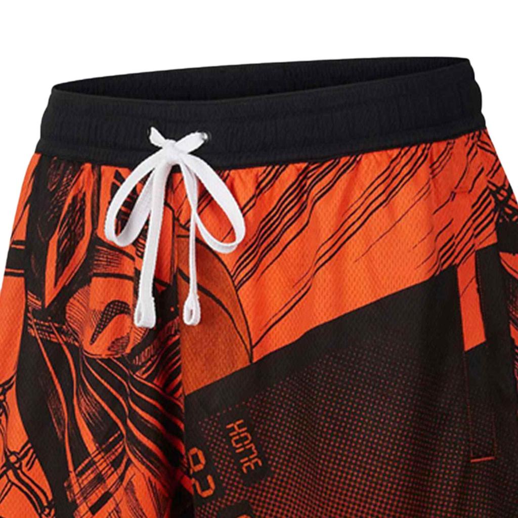 Nike Dri-FIT Elite Basketball Shorts High School League Cartoon Edition Men Bottoms Team-Orange CI9082-890