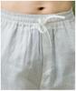 Men's Retro Chinese Style Linen Summer Trousers - Loose, Thin, Straight Casual Pants.