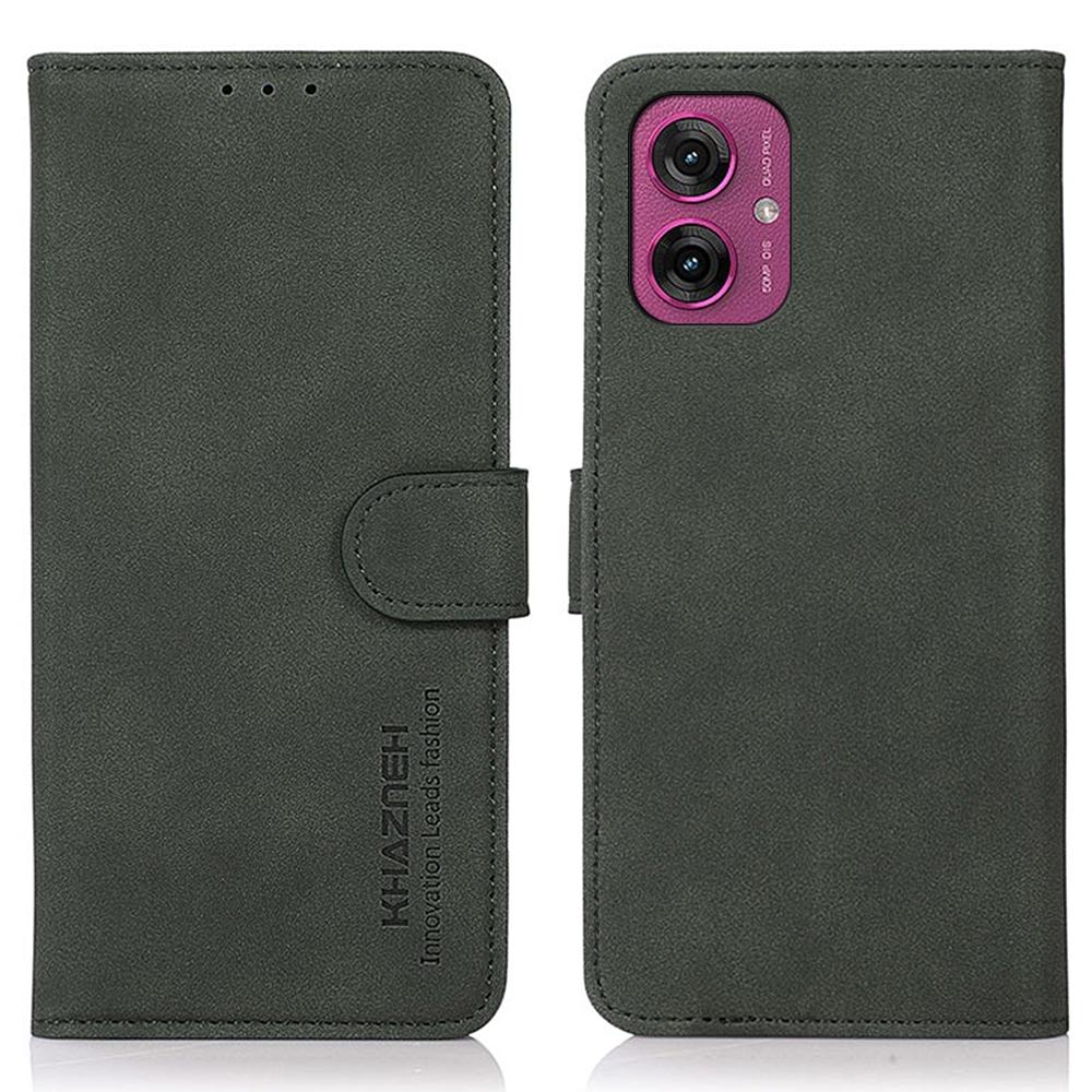 KHAZNEH For Motorola Moto G55 5G Stand Case PU Leather Wallet Phone Cover