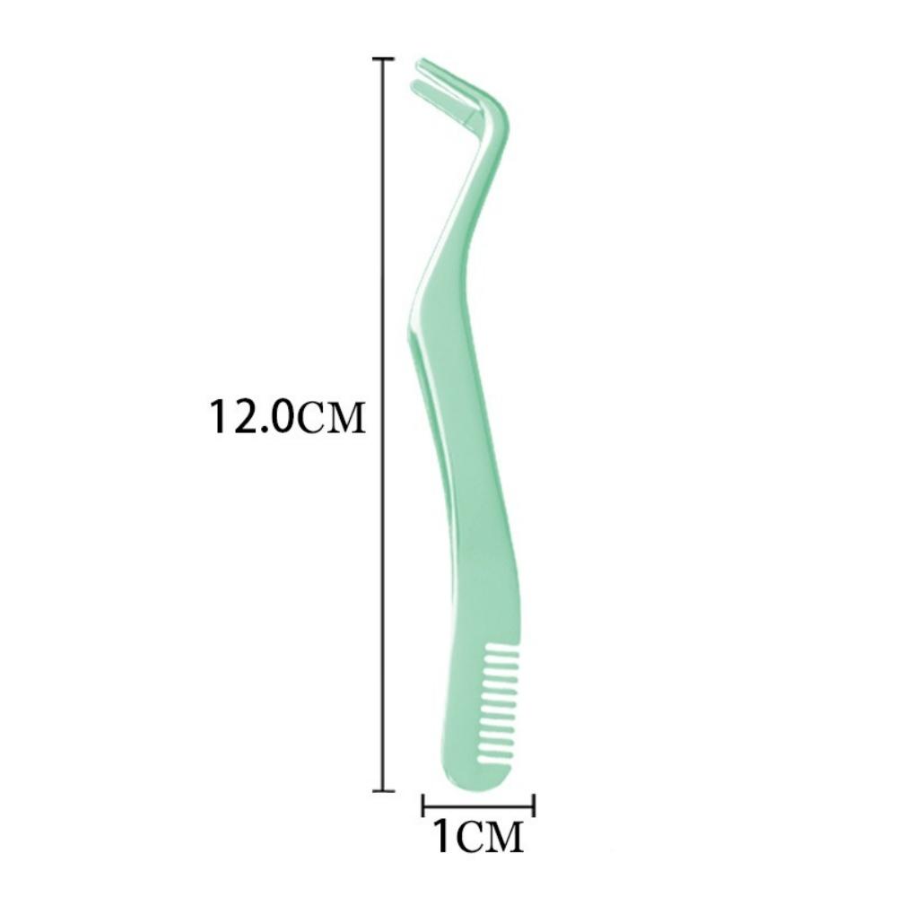 Comb Eyelash Applicator Easy To Use False Lash Application Tool Stainless Steel Eyelash Tweezers Stainless Steel For Beauty