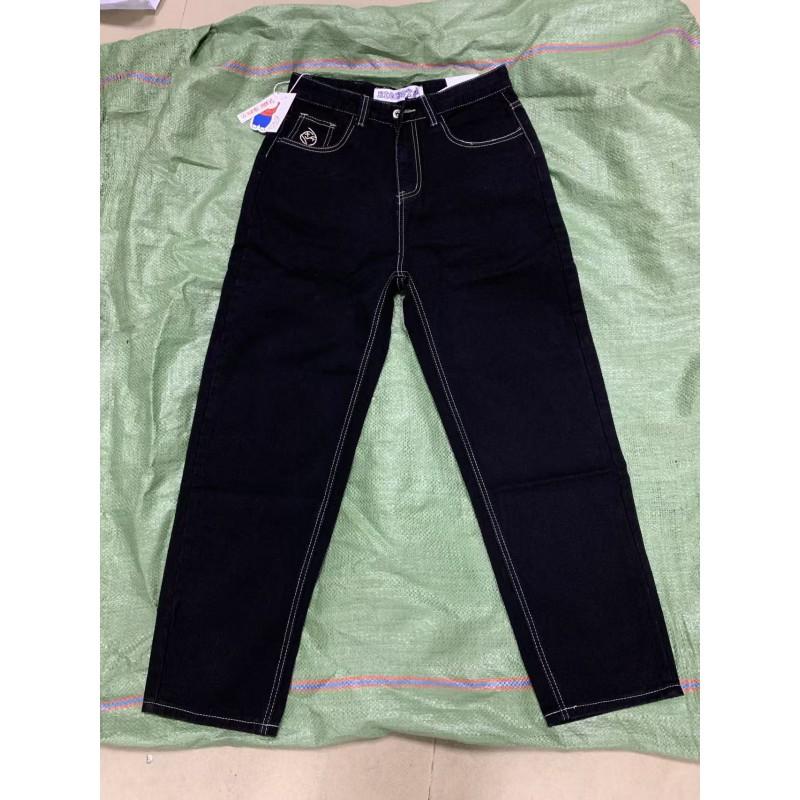 Wide Leg Jeans Y2K Style Teen Boys Loose Fit Casual Denim Pants Skateboard