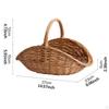 Cesto Decorativo, Rustico, Rurale, Picnic Fiore Design Intrecciato a Mano, Contenitore
