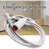 Push Button Cord Cable for Nurse Station Nurse Call Cord 6.35mm 1/4" Phone Plug Cable with Clip for Nurse Station PVC Nurse Cable