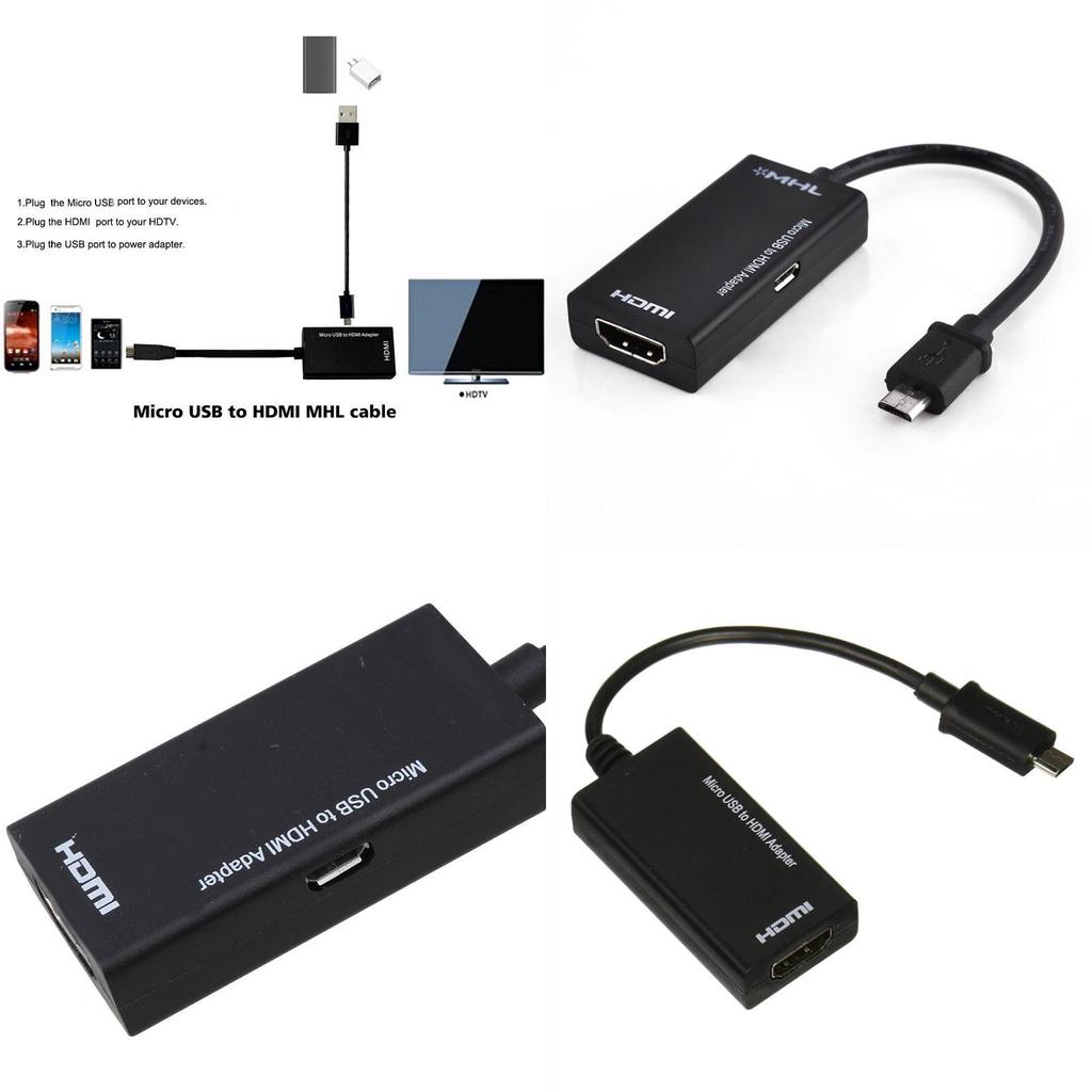 Usb Micro Mini 20 Mhl To Hdmi Cable Hd 1080p For Galaxy Smartphone S7
