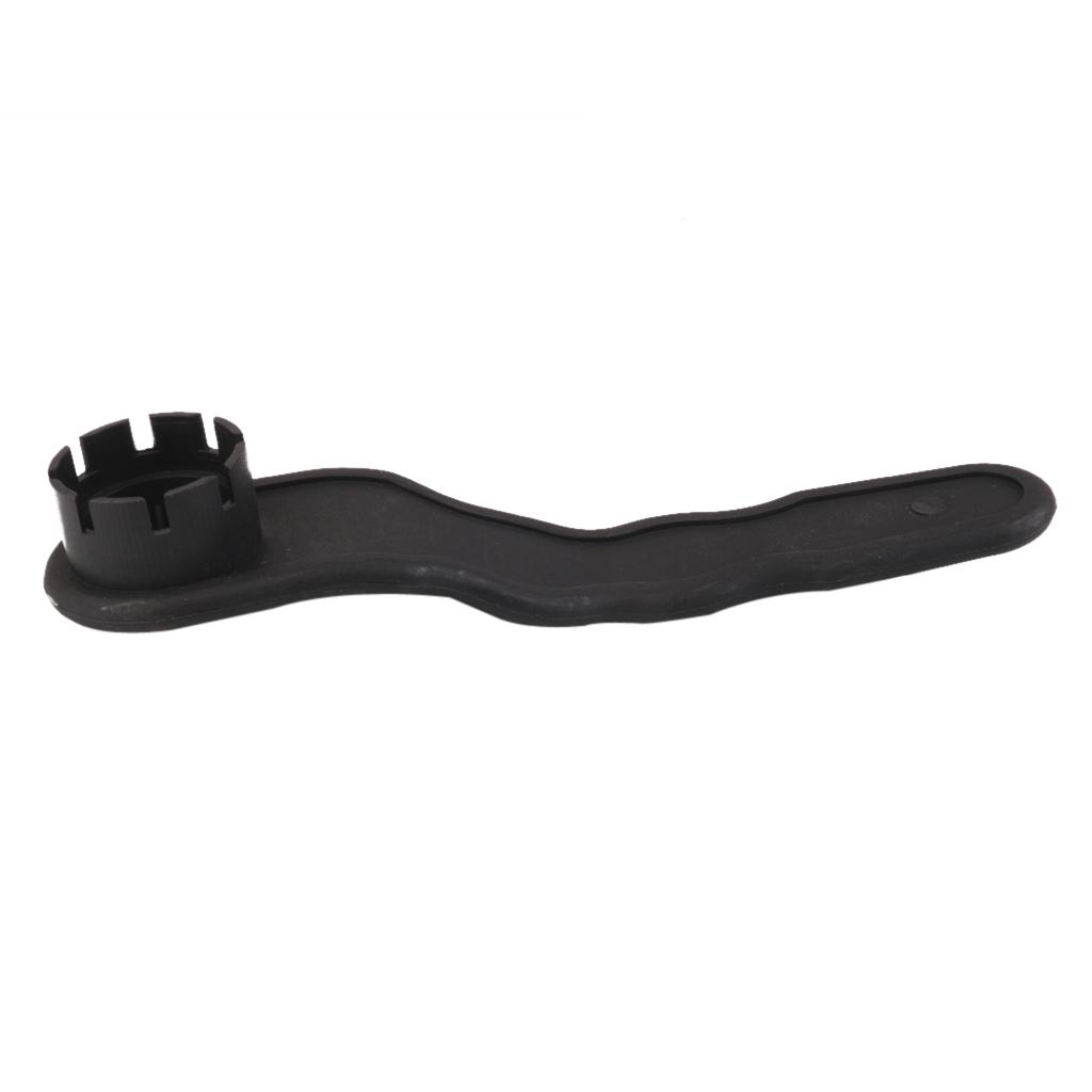 PVC Air Valve Wrench 8-Groove for Inflatable Boats Black