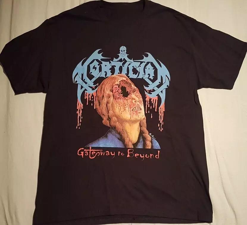Музыкальная футболка Mortician Band Черная Хлопок Унисекс S-234XL RM747 Унисекс Футболка S