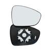 1 PC for Peugeot 408 2010 2011 2012 Left&Right Side White Heated Wing Mirror Glass Wide Angle Rearview Mirror