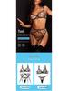 Lace Embroidery Lingerie: Sexy Transparent Push-up Bra & Three-Piece Set