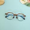 Men's Retro Sandalwood Titanium Alloy Glasses Frame - Lightweight Luxury Unisex Design