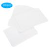 100Pcs White Cardstock Paper Thick Chipboard  Used for Book Cover Tagboard Photobook EnvelopeRound Angle