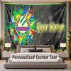 Custom Name Text Tapestry Rapid Wien FC Personalized Polyester Wall Tapestry For Bedroom And Room