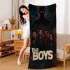TV Series T-The Boys Anime Beach Swimming Towel Soft Absorbent Washcloth Children's Gifts For Kids Travel Camping Gym