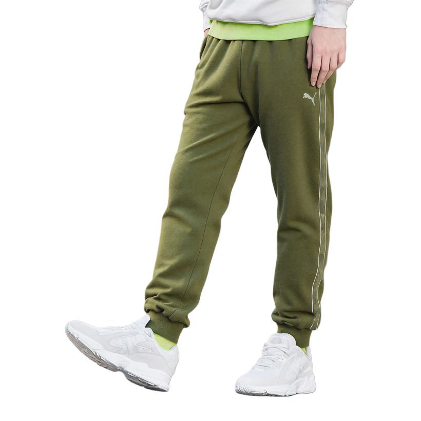 Puma Comfortable Loose Fit Cuffed Mid Waist Knitted Sports Pants Unisex Bottoms 635716-81