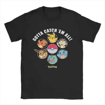 Miniso Harajuku Pokemoned Lucario Typ Kampf Stahl Poster T-Shirt Damen Rundhals Kurzarm Kleidung Baumwolle Sommerkleidung