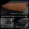 YOURS Crown Estate Interior Panel Covers in Black Kick Made in (2-Piece Set) Leather/Bordeaux. Guards, Japan, Protective, y705-008blackleatherbordeaux