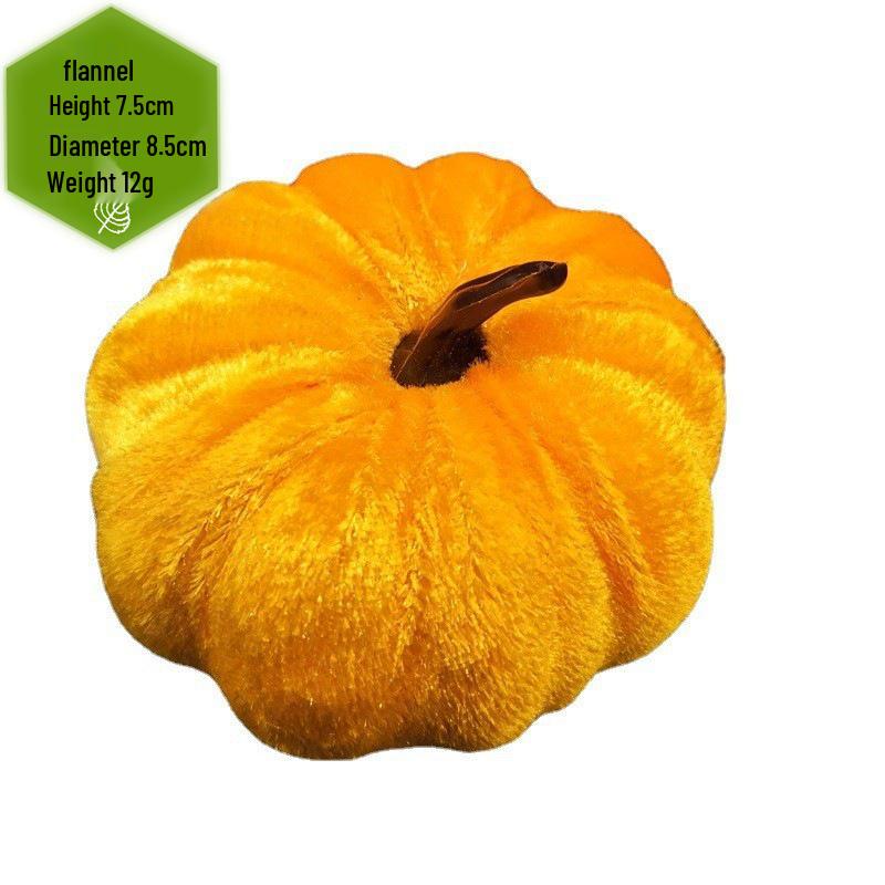 Samtstoff Kürbis Dekoration für Halloween und Thanksgiving Feiern