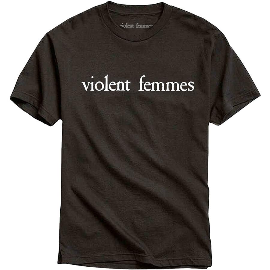 Violent Femmes - White Vintage Logo - Black T-shirt Unisex T-Shirt S