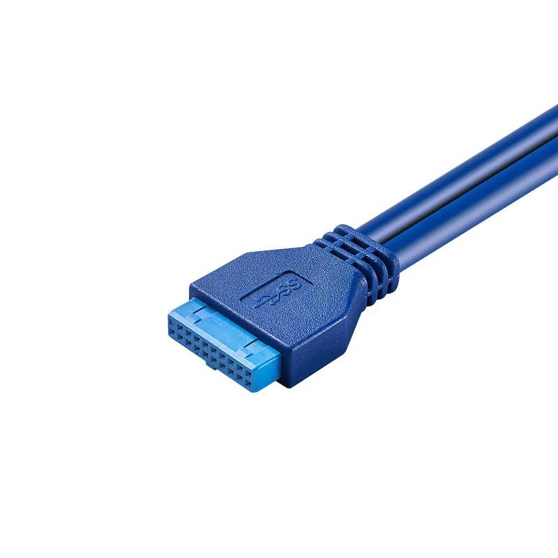 USB3.0 to 20PIN Back Panel for PC Computer Motherboard with Cable 50CM Converter USB Extend Cable Adapter for Desktop