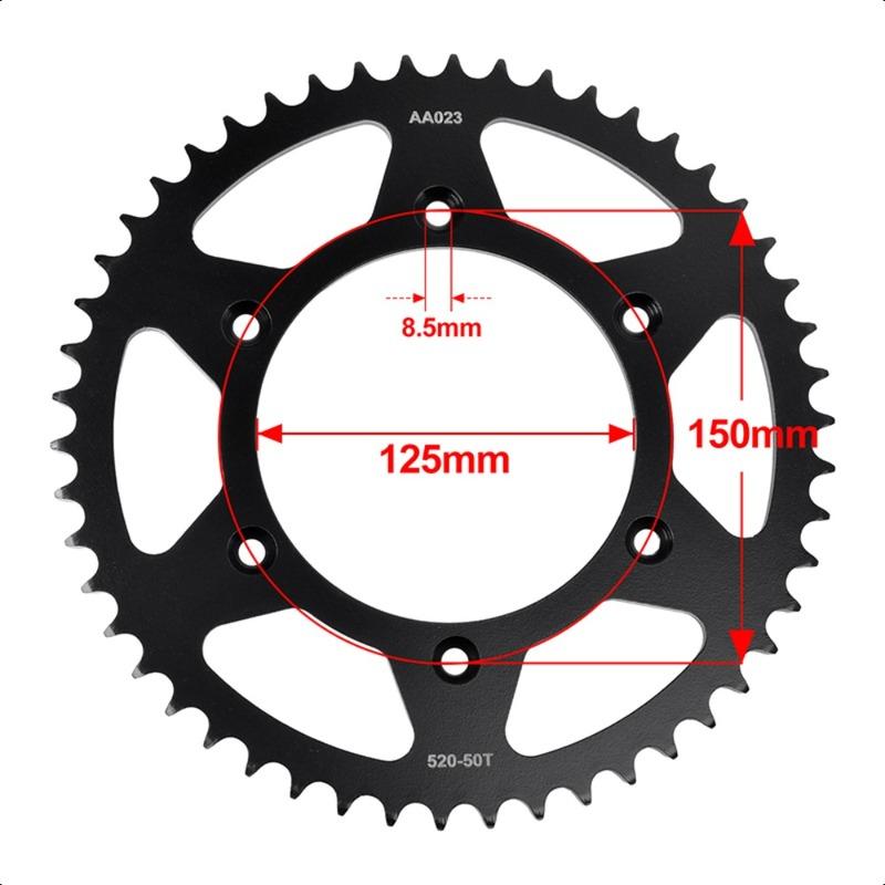 520 13T 50T Front Rear Sprocket Gear Wheel Cam for Husqvarna 125 TC 2014- 125 150 300 501 TE TX 250 FC TC