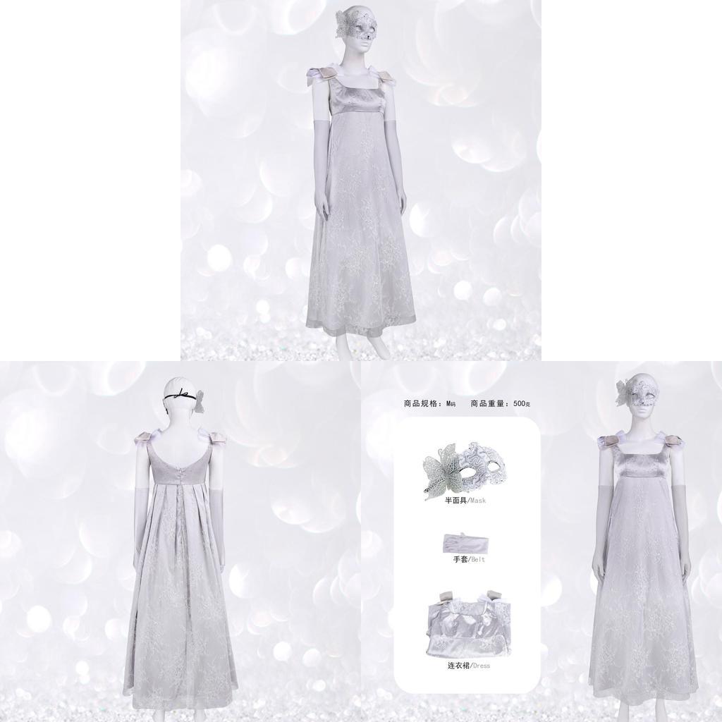 Medieval Regency Tea Party Dress Cosplay Long Gown For Stage Performance And Anime Role Play