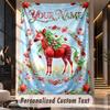 Horse (82) Theme Custom Tapestry Personalized Custom Name Text Wall Hanging Tapestry Home Decor Background Cloth
