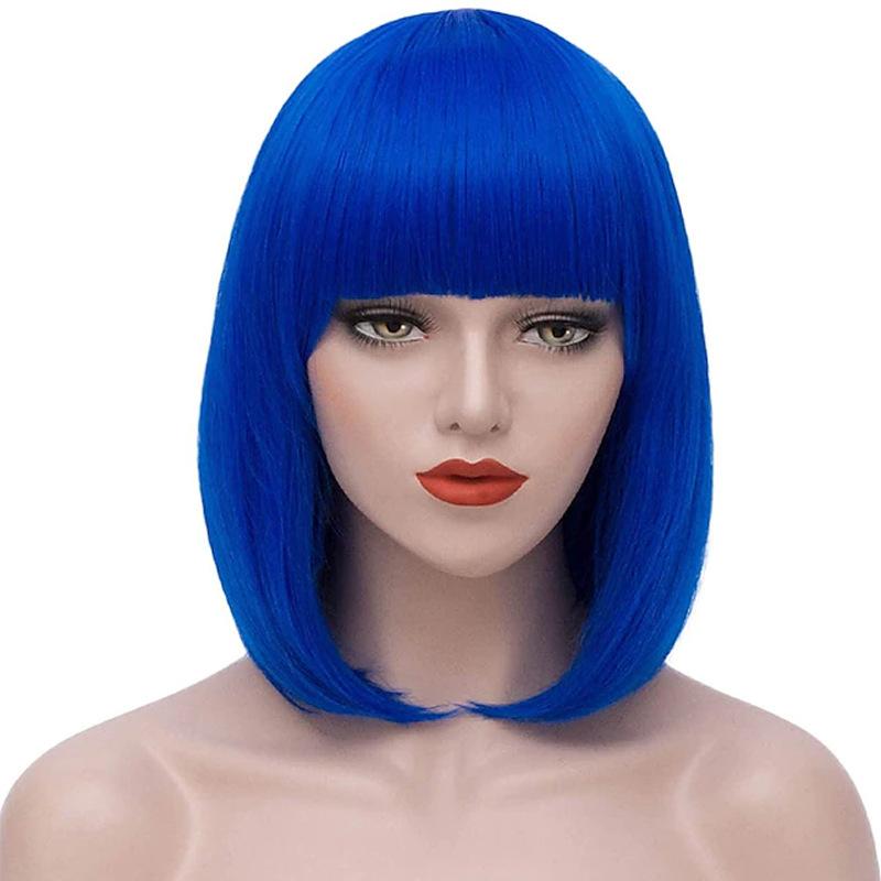 Cosplay Short Colored Wig Halloween Christmas Costume Party