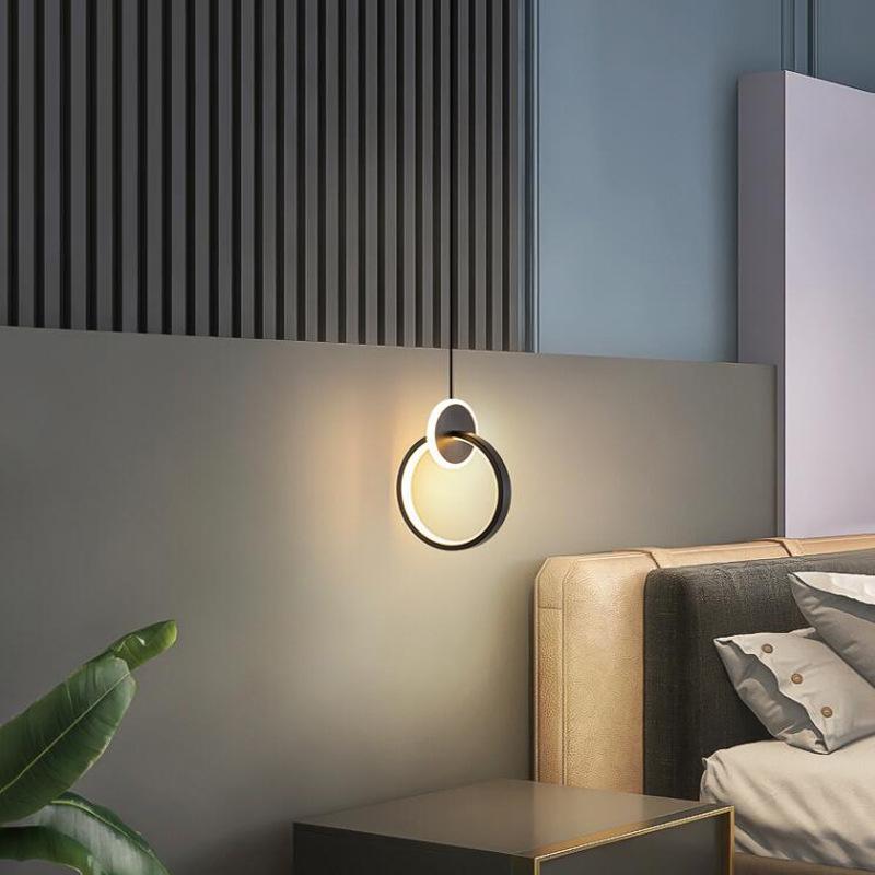 Moderne LED Pendelleuchte für Schlafzimmer Nachttisch Wohnzimmer Esszimmer Hintergrund Hängeleuchte Kronleuchter Wohnkultur Leuchte
