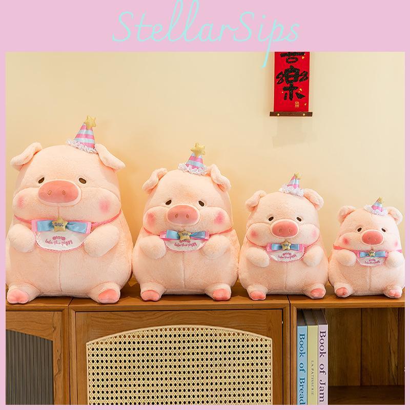 Adorable Lulu Pig Plush Toy Doll Super Soft Hugging Pillow Cute Gift For Girls