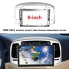 Car Radio Fascia for Hyundai Accent 2008-2012 Video Panel Player Audio Dash 2 Din Frame Dashboard Mount Kit Accessory Modern Car