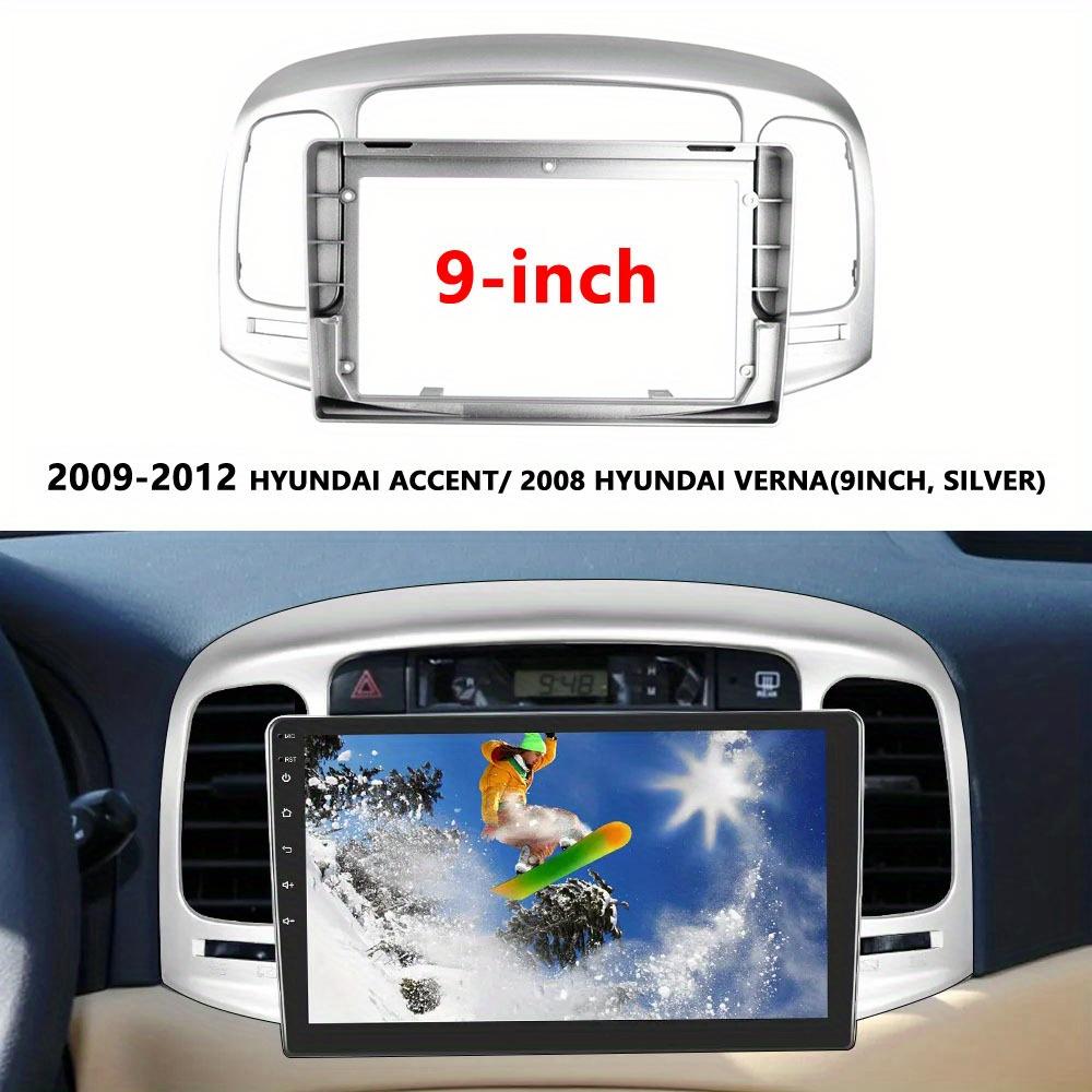 Car Radio Fascia for Hyundai Accent 2008-2012 Video Panel Player Audio Dash 2 Din Frame Dashboard Mount Kit Accessory Modern Car