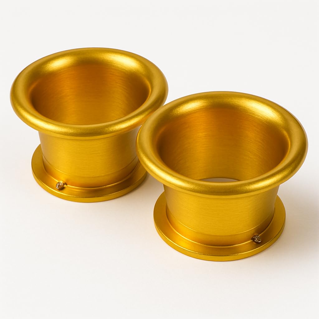 

ESNET SN-236-AEF Воздухозаборник, 2,0 x 1,7 дюйма (50 x 43 мм), Фильтр карбюратора, золотой