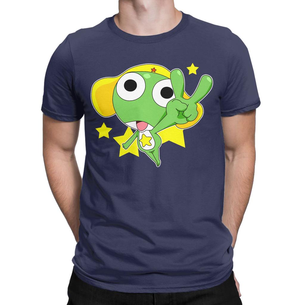 Cute Sgt Frog Keroro Comedy Anime T Shirt Men Women 100 Cotton TShirts Round Neck  Tees Short Sleeve Clothing Gift Idea