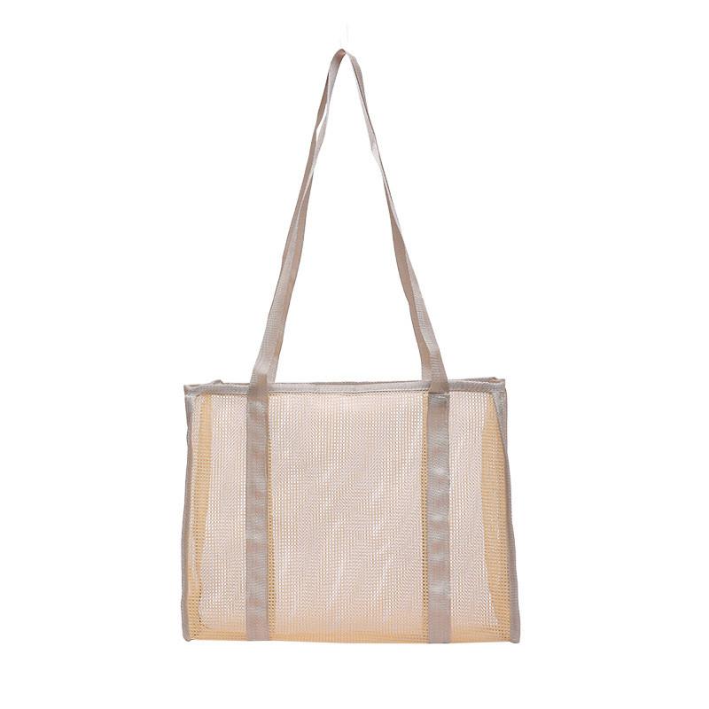 Chic Design Hollow Tote Bag For Women Stylish Versatile Large Capacity Shoulder Bag