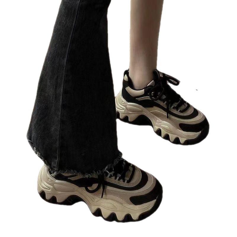 Dad Shoes Damen Winter Neu Ins Vielseitig Erhöhtes Fleecefutter Studenten Trendige Freizeitschuhe Damen
