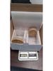 Transparent Glass Spice Jars with Wood Lids and Spoons for Coffee Beans